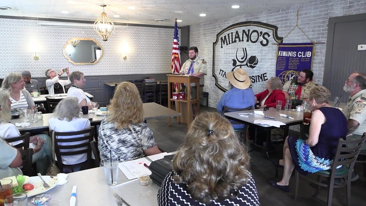 Shawnee Eagle Scouts share community projects with Lima Kiwanis Club